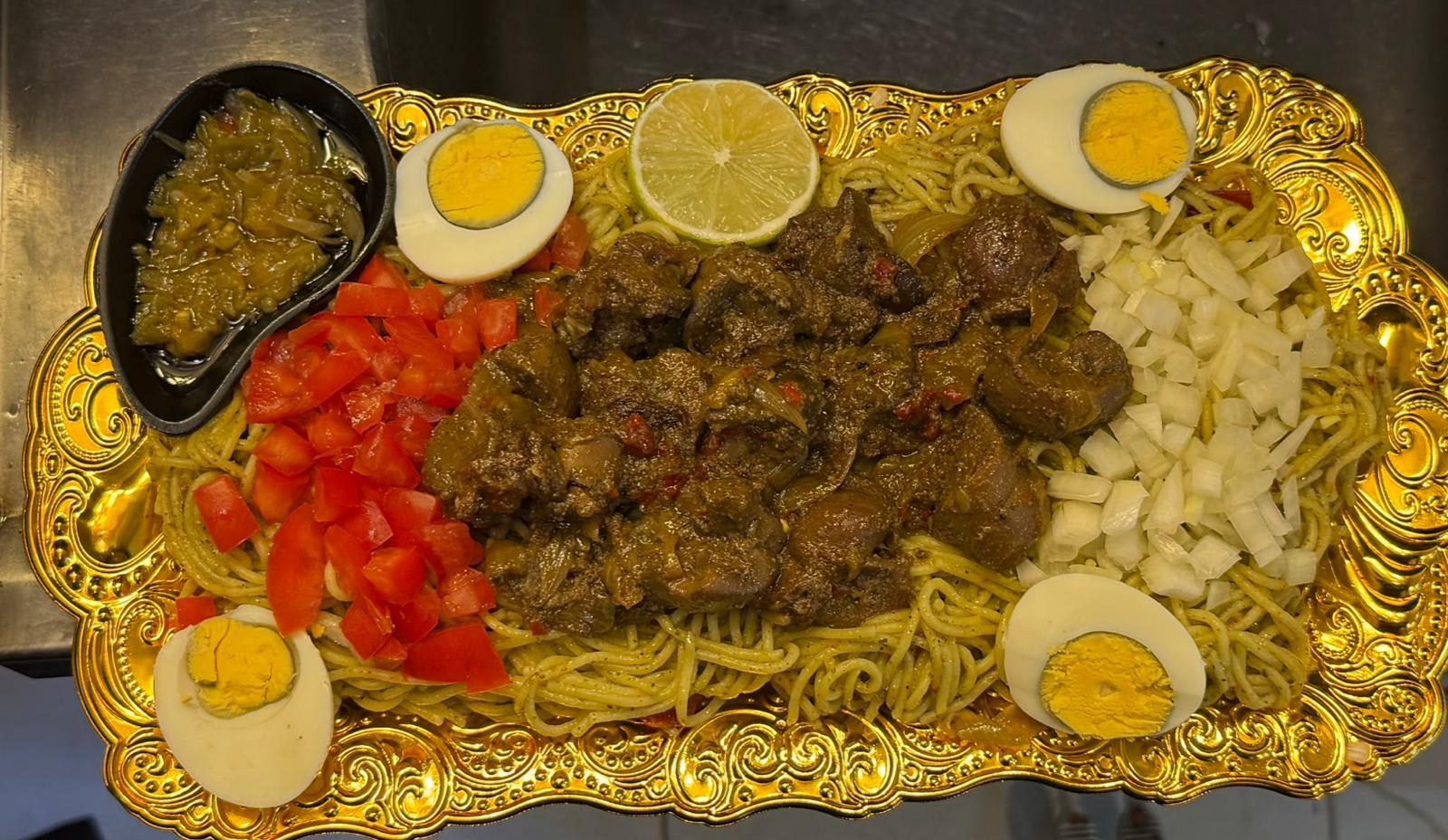 Spaghetti aux gésiers
